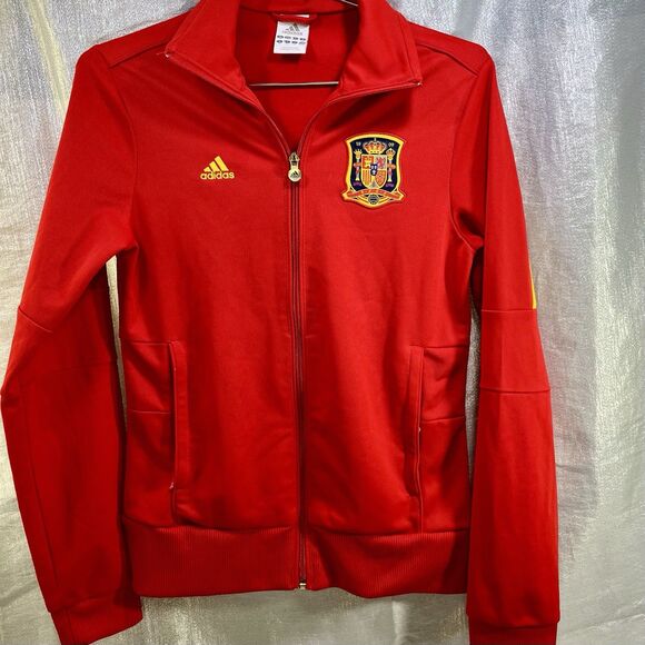 2010 SPAIN RFEF ADIDAS ESPAñA FIFA Jersey Jacket Size Medium - Picture 1 of 16